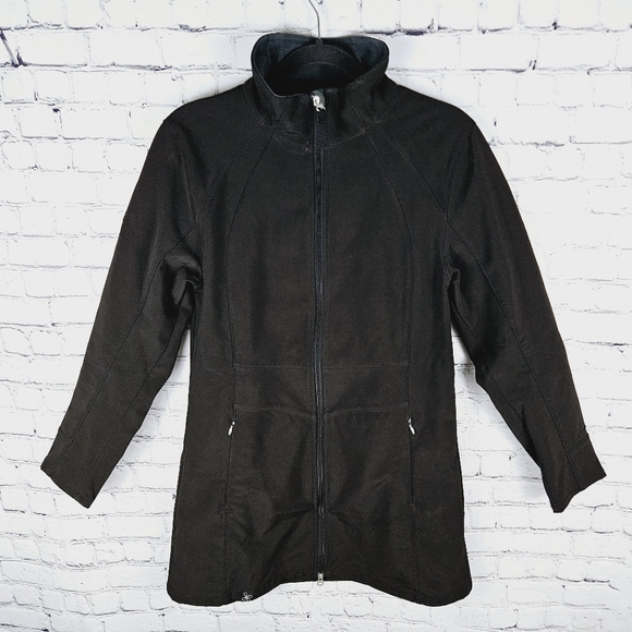 VUARNET | long length full zip soft shell jacket - Picture 1 of 6
